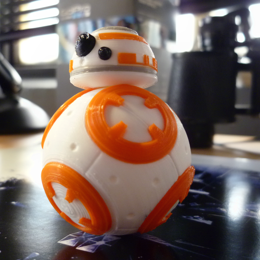 Free STL file BB8 Droid - Star Wars: The Force Awakens・3D printable ...