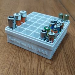 PHOTO_20201011_225800_fx.jpg Free STL file AA and AAA battery box・Object to download and to 3D print