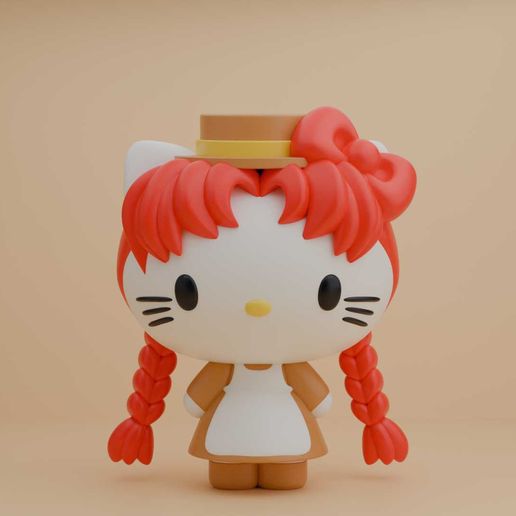 Hello kitty anne sherly 3D model