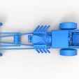 59.jpg Diecast Motore anteriore dragster vecchia scuola con V8 Scala 1:25