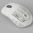 8-holes.png ZS-X1 3D Printed Mouse for Logitech G305 based on EndGame Gear XM1