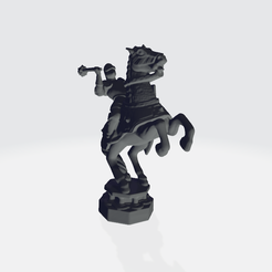Knight.png Archivo STL Juego de ajedrez de mago de Harry Potter - Caballero・Modelo de impresión 3D para descargar