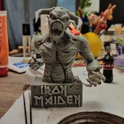 maiden.jpg STL file iron maiden eddie / eddy Legacy Of The Beast Tour 2019・3D printable model to download
