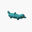 lcq1ee.png Dachshund Earring — 3D Wiener Dog Charm