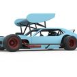2.jpg Diecast Vintage Asphalt Modified stock car V2 with wing Scale 1:25