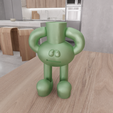 untitled.png 3D Cute Monster Vase with 3D Stl File & Flower Vase, Valentine Gift, 3D Printed Decor, Cute Vase, Small Vase, Valentine Decor, Unique Vase