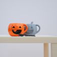 DSC_0094.jpg BJD/Doll 1/3 Pumpkin mug and black cat spoon
