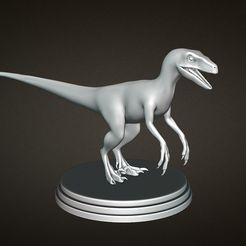 Velociraptor.jpg Velociraptor Dinosaur for 3D Printing