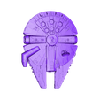 MIL_FALC_V1.stl Millennium Falcon Hi-Res