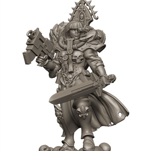 Cyclops battle nun 3D model