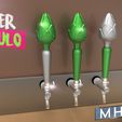 Nuevo lupulo 3d1b.jpg Beer tap handle SUPER Lupulo 3D / 3D HOP - Tap handle for chopper tap