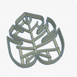 Hoja Planta Tropical 1.PNG Cookie Cutter Tropical Leaf Cookies Tropical Plant