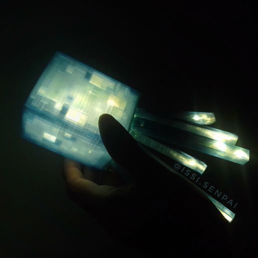 Minecraft glowing squid / Minecraft glowsquid lamp