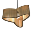 3-Pontas-MDF-Cru-53x21cm-1.png CEILING LIGHT LAMP 3D PRINT AND LASER CUT FILES MODEL 25