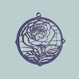 rosa-sola.png Souvenir + topper : Rosa vitro "Bloom with Joy".