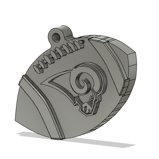 Rams keychain NFL 3D model