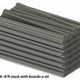 0146690c-7b01-4d22-a160-cc26fe65734e.jpg N Scale 2 x 4 Stacks of lumber....