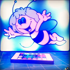Screenshot-2023-03-05-223515.png Archivo STL Luz Led Infantil Maya la Abeja 20 x 16 cm・Modelo para descargar y imprimir en 3D