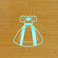 vestido-de-alicia.png Alice dress Cookie Cutter