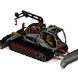 141e6769-7675-4ab0-831b-46af677ef056.png Yellow Modern Snowcat / Snow Groomer with Movements