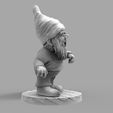5.jpg Zombie Evil Garden Gnome 3D Print Model Diorama