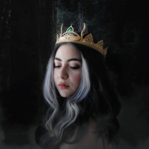 Free STL file Fantasy Crown - Tiara・3D printable model to download・Cults