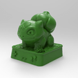 untitled.79.png Bulbasaur #0001 Keycap - 3D Model File STL