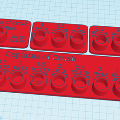 Model-Full.png Free STL file Captain of Crush (CoC) Wall Holder・Template to download and 3D print