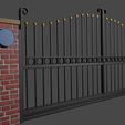 electric_gates_render19.jpg Electric Gates 3D Model