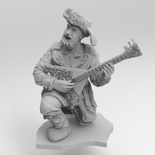 Balalaika bard 3D model