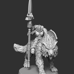 1-1.jpg 3D file Wolf Cavalry, rider 5・3D printer design to download