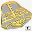 Cura Darth Vader cults 3d.jpg Star Wars cutters - cookie cutter