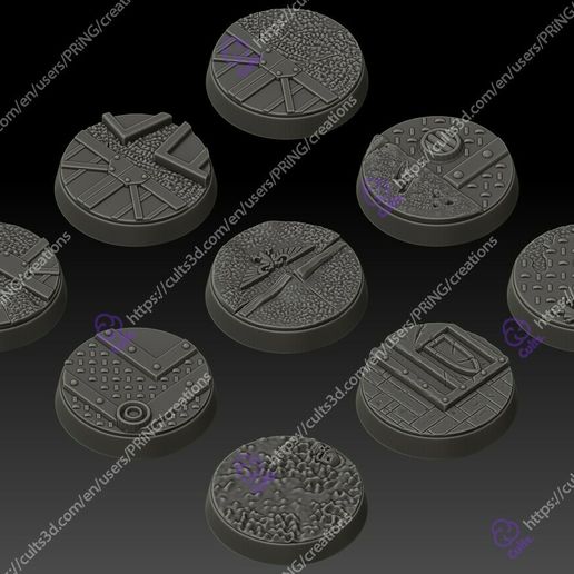 4.jpg Секторные 32-мм круглые основания.