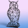 owl-9.jpg Owl - Resin print - Wire Art