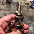Photo-Jan-23-2023,-3-57-52-PM.jpg Gnome with Axe, Fantasy Tabletop RPG Miniature or Garden Gnome Statue