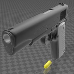 Colt1911-3.JPG Файл STL Colt 1911 Government・Модель 3D-принтера для скачивания