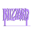 Blizzard-Logo-Stand.stl Blizzard Logo
