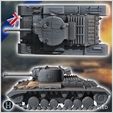 4.jpg Valentine Mark Mk. XI infantry tank - UK United WW2 Kingdom British England Army Western Front Normandy Africa Bulge WWII D-Day