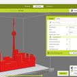 3D-Printable-Overhang.jpg Toronto Canada CN Tower City Urban Tray Organizer