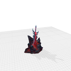 Wardn63.png STL file Ward League Of Legends Sword・Model to download and 3D print