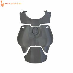 3D file Female Model 80085-AC Armor ♀️・3D printable model to 