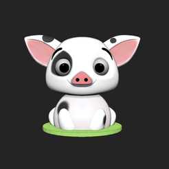 cute-pigi.png Fichier STL JOLI PETIT COCHON・Design à télécharger et à imprimer en 3D, JDrevion