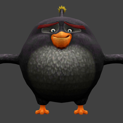 bomb.png Archivo 3D Bomba angry bird・Modelo para descargar y imprimir en 3D, Sadhk