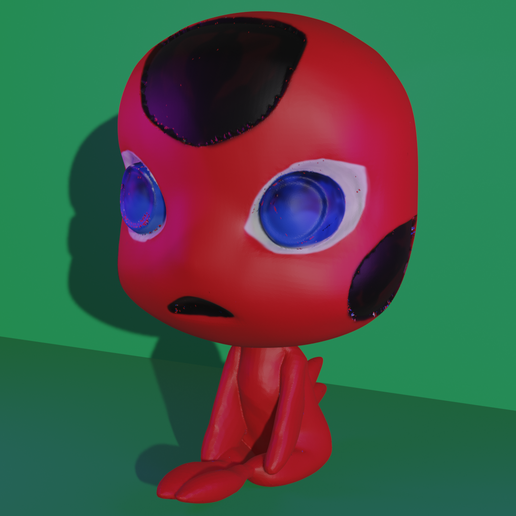 kwami miraculous- Tiki / TIKI / Tikki 3D model