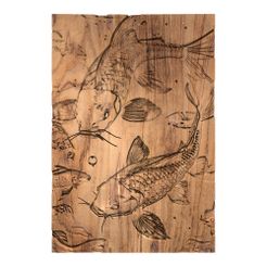 Koi-fish-01.jpg Koi fish low poly home decor wall art
