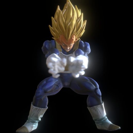 Vegeta Final Flash 3D model
