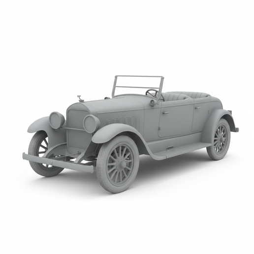 Cadillac Type 53 realistic car STL, British classic car STL, hot rod STL, Japanese sports car STL, assembly car STL, modern hypercar STL, futuristic car STL, track car STL, German sports car STL, car display model, rat rod STL, parking lot diorama STL, 19