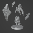Sectioned-Lich-Guard.png [Tabletop Minis - PRESUPPORTED] Grimdark Necro Lich Guard