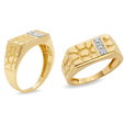 1-2.png Gents Diamond  Nugget Ring 24