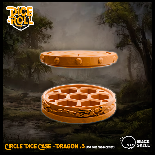 Dice-n-Roll-Circular-Dice-Case-Dragon-v3-00.png Circle Dice Case - Dragon v3